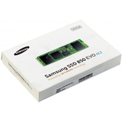 SAMSUNG 850 EVO M.2 2280 500GB SATA III 3-D Vertical Internal SSD SAMSUNG 850 EVO M.2 2280 500GB SATA III 3-D Vertical Internal SSD